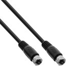 InLine® SAT Cable 2x shielded ultra low loss 2x F-Plug >75dB black 5m