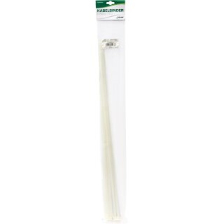 InLine Cable Ties length 800mm width 9mm white 10 pcs.