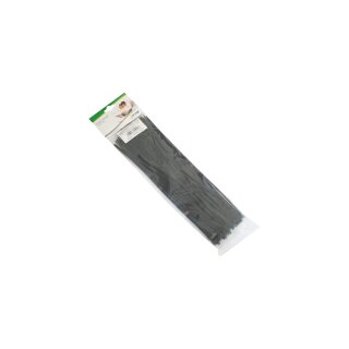 InLine® Kabelbinder, Länge 370mm, Breite 3,6mm, schwarz, 100 Stück