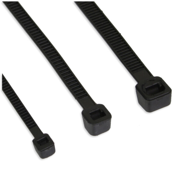 InLine® Cable Ties length 250mm width 4.8mm black 100 pcs.
