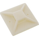 InLine® Cable Tie Mounts Adhesive 30x30mm white 10 pcs.