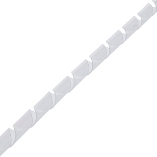 InLine® Spiralband 10m, weiß, 14mm