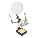 InLine® Soldering Stand with magnifier and soldering...