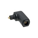 InLine® Optical Audio Adapter Toslink male to female 90° angled