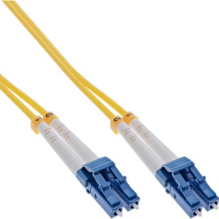InLine® LWL Duplex Kabel, LC/LC 9/125µm, OS2, 3m