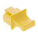 InLine® Dust cover for RJ45 female yellow 10pcs