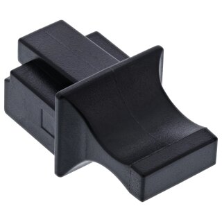 InLine® Staubschutz, für RJ45 Buchse, Farbe: schwarz, 10er Blister