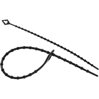 InLine® Kabelbinder Kugelbinder schwarz, Länge 100mm, 100 Stück