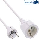 InLine® Power Extension Cable Type F white 2m