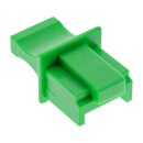 InLine® Dust Cover for RJ45 sockets green 10 pcs.