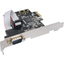 InLine® Interface Card 1 Port Serial 9 Pin PCIe