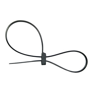 InLine® Kabelbinder mit Doppelkopf, Länge 300mm, Breite 4,8mm, schwarz, 100 Stück
