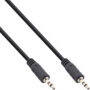 InLine® Audio Cable 3.5mm Stereo male to male 0.5m