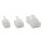 InLine® Modular Plug 8P8C RJ45 for Crimping to ribbon Cable ISDN 100 pcs. pack