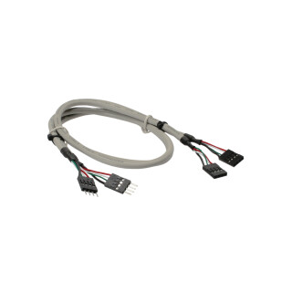 InLine® USB 2.0 Extension Internal 2x 4 Pin male to female 0.6m