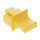 InLine® Dust Cover for RJ45 Socket yellow 100 pcs. pack