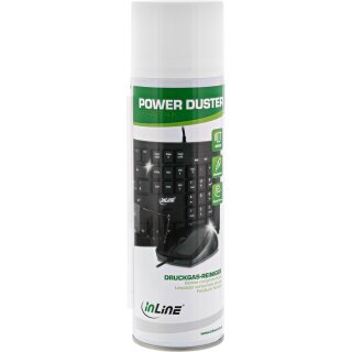 InLine® Power De-Duster high pressure Cleaning Spray for PC / Server 400ml