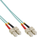 InLine® Fiber Optical Duplex Cable SC/SC 50/125µm OM3 1m