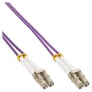 InLine® Fiber Optical Duplex Cable LC/LC 50/125µm OM4 1m