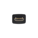 InLine® Micro-USB 2.0 Flachkabel, USB-A Stecker an Micro-B Stecker, 0,5m