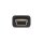 InLine® USB 2.0 Flachkabel, USB A Stecker an Mini-B Stecker (5pol.), schwarz, 0,5m