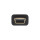 InLine® USB 2.0 Flachkabel, USB A Stecker an Mini-B Stecker (5pol.), schwarz, 1m