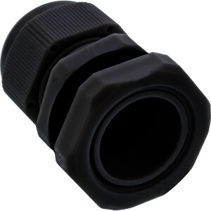 InLine® Cable Gland Nylon IP68 4 - 8mm black 10 pcs.