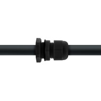 InLine® Cable Gland Nylon IP68 4 - 8mm black 10 pcs.