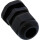 InLine® Kabeldurchführung PG 9 Nylon IP68 4-8mm, schwarz, 10 Stück