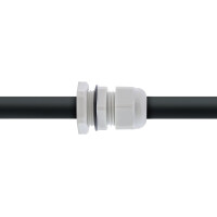 InLine® Cable Gland Nylon IP68 6 - 12mm grey 10 pcs.