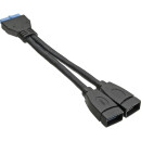 InLine® USB 3.0 Adapterkabel, 2x Buchse A auf...