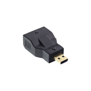 InLine® HDMI Adapter HDMI C female to HDMI D male gold plated
