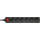 InLine® Steckdosenleiste, 6-fach Schutzkontakt, mit Schalter, 5m, schwarz