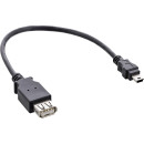 InLine® USB 2.0 Cable A female to Mini 5 Pin male 0.2m
