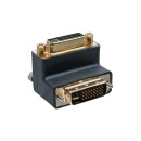 InLine® DVI-I Adapter 90° angled digital + analog...