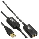 InLine® USB 2.0 Active Extension / Repeater Cable USB...