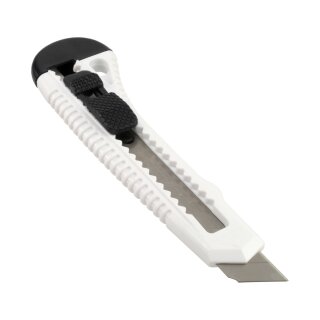 InLine® Allzweck Cutter Messer, 18mm Klinge, weiß