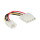 InLine® Stromadapter, 8,89cm (3,5") Buchse zu 13,34cm (5,25") Stecker, 6cm