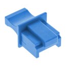 InLine® Dust Cover for RJ45 socket blue 100 pcs. Pack