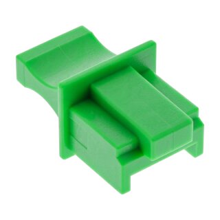InLine® Staubschutz, für RJ45 Buchse, Farbe: grün, 100er Pack