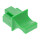 InLine® Dust Cover for RJ45 socket green 100 pcs. Pack