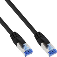 InLine® Patch Cable S/FTP PiMF Cat.6A halogen free 500MHz black 3m