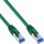 InLine® Patch Cable S/FTP PiMF Cat.6A halogen free 500MHz green 0.5m