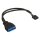 InLine® USB 2.0 zu 3.0 Adapterkabel intern, USB 2.0 Mainboard auf USB 3.0 intern, 0,15m