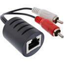 InLine® RCA Audio over LAN / Ethernet / RJ45 Cable 2pcs. one set