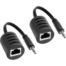 InLine® 3.5mm Audio over LAN / Ethernet / RJ45 Cable max. 50m complete set