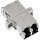 InLine® Fiber Optical Adapter Metal Duplex LC/LC MM Ceramic Sleeve with Flange