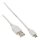 InLine® Micro USB 2.0 Cable USB-A plug to Micro-B plug white 1.5m