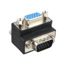 InLine® VGA Adapter 90° 15 Pin male to female