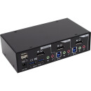 InLine® Desktop KVM Switch 2 Port DisplayPort USB 3.0 Hub with Audio